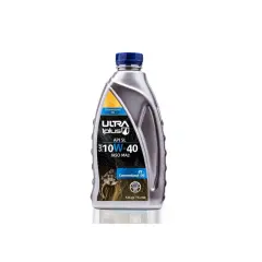 Botella de aceite de motor 10W-40, con especificaciones API SL y JASO MA2. Ideal para motocicletas 4T.
