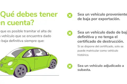 Se puede dar de alta una moto dada de baja si es de exportación, no tiene certificado de destrucción o fue adjudicada en subasta.